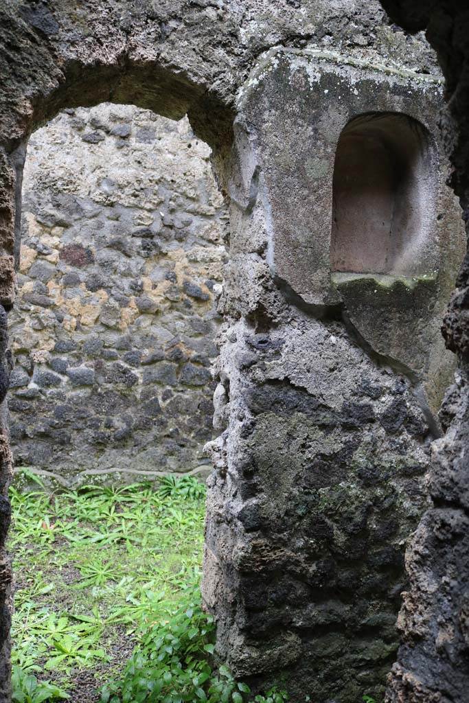 II.8.5 Pompeii. December 2018. 
Looking south in first room on north side of corridor. Photo courtesy of Aude Durand.
