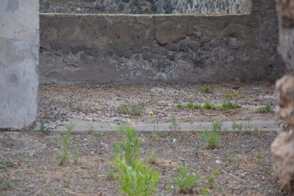 II.8.5 Pompeii. July 2017. Looking east from atrium across threshold and flooring of room with large window. 
Foto Annette Haug, ERC Grant 681269 DCOR.

