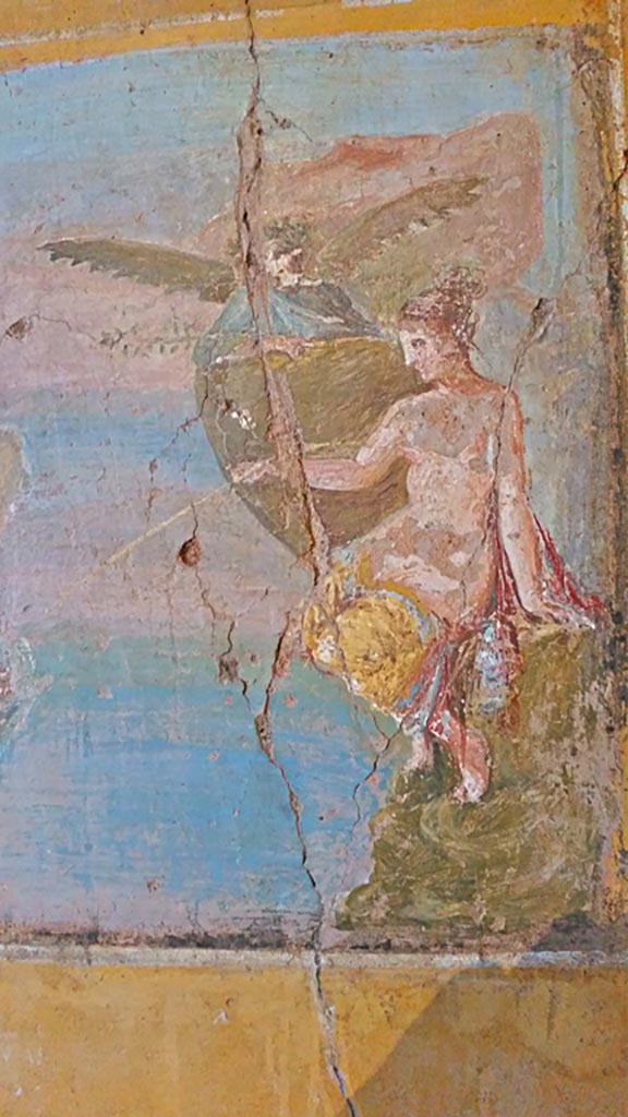 II.9.4 Pompeii. 2018. 
Room 8, detail of Venus. Photo courtesy of Giuseppe Ciaramella.
