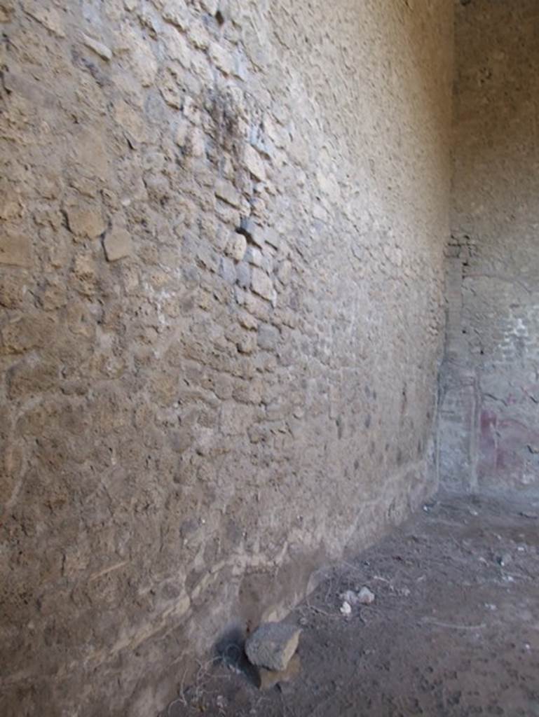 III.3.6 Pompeii. December 2007. Looking north along west wall.

