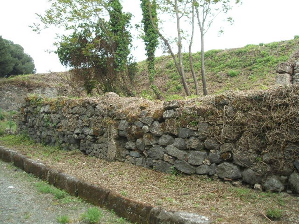 III.10.2 Pompeii (site of entrance now blocked with front wall) and III.10.3 (on left). May 2005.