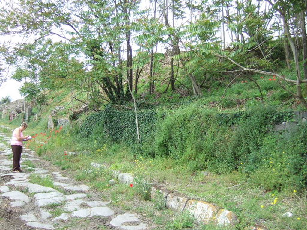 IV.4.a and IV.4.b Pompeii.  May 2006. Looking west along Via di Nola.