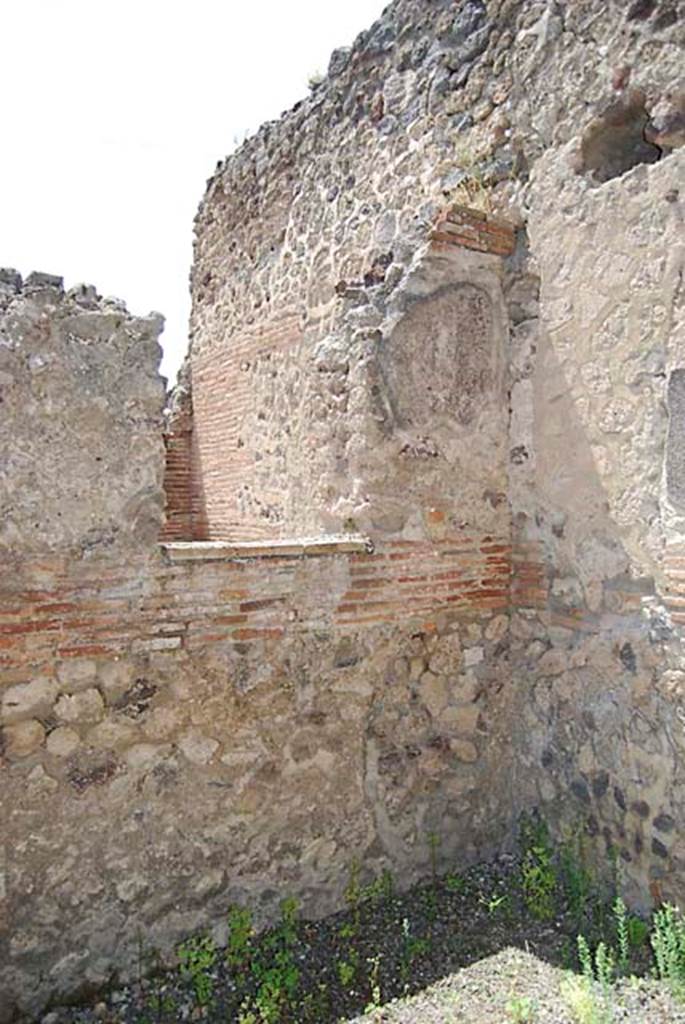 V.1.1 Pompeii. May 2013. Window in west wall of second rear room on north side of bar-room, looking into first rear room. Photo courtesy of Paula Lock.
