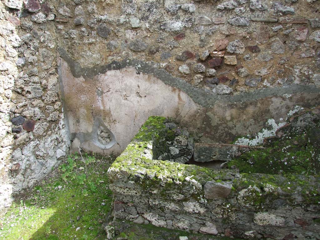 V.1.7 Pompeii. March 2009. Room 25, south-east corner and basin.