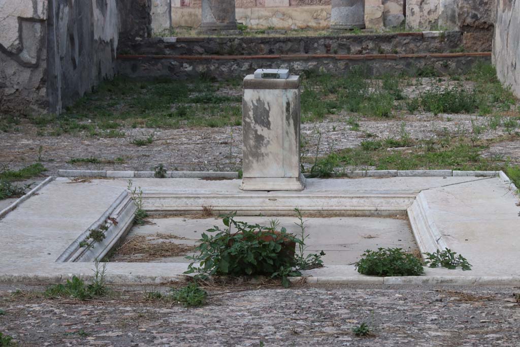 V.1.7 Pompeii. May 2012. Room 1, atrium with impluvium. Photo courtesy of Buzz Ferebee.