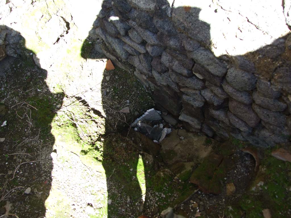 V.1.23 Pompeii. March 2009. Room “n”, latrine against east wall.