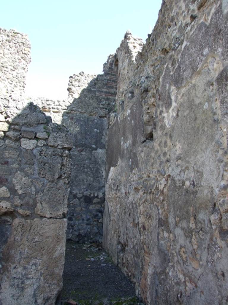 V.1.30 Pompeii. March 2009. Rear room, south-east corner.