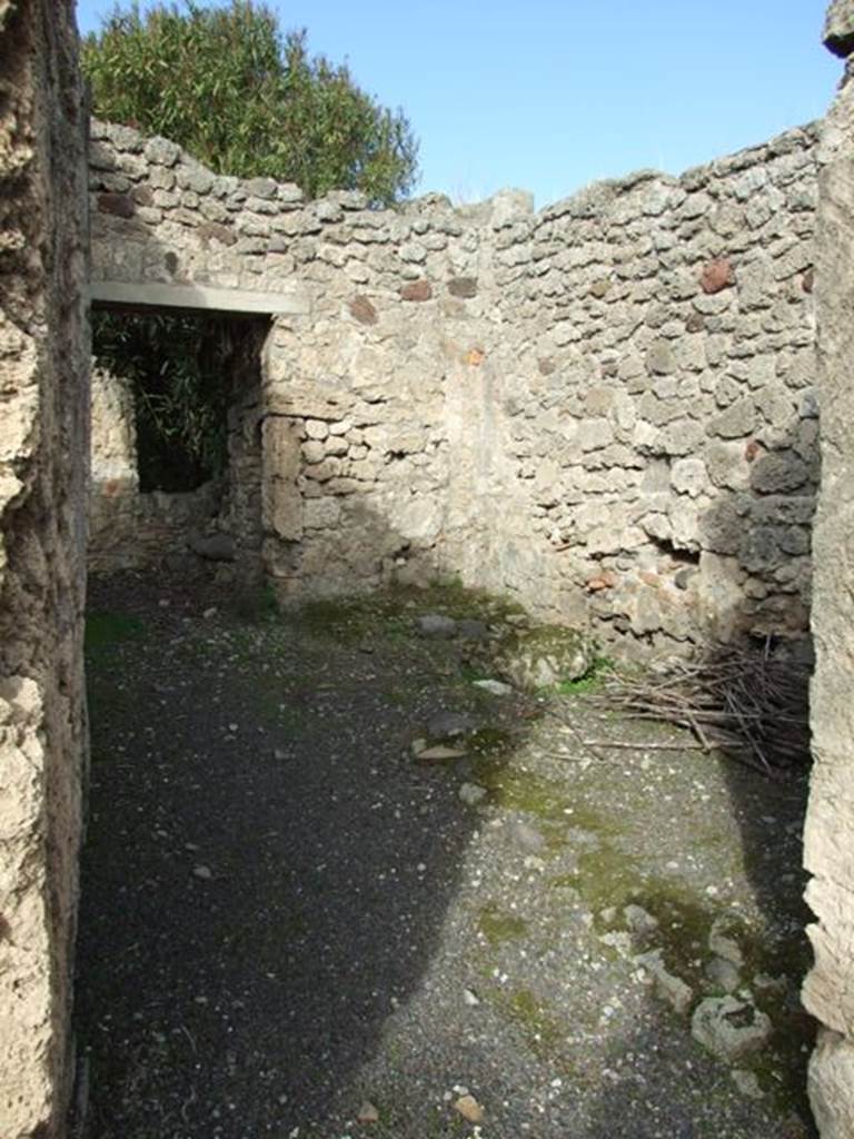 V.2.4 Pompeii. December 2007. Room 6, corridor with room to the east, looking north-east..