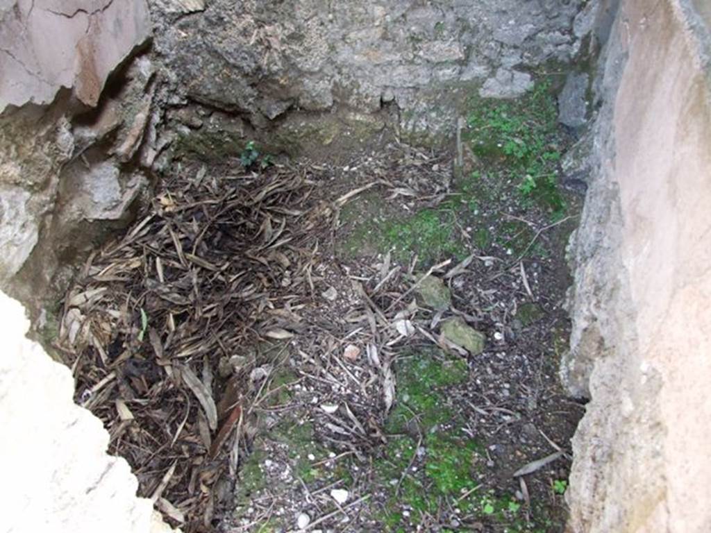 V.2.4 Pompeii. December 2007. Room 12, arched room under stairs.