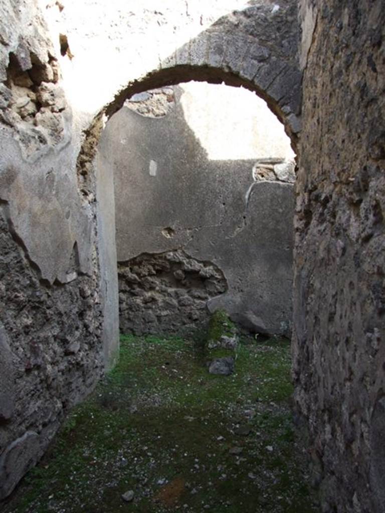 V.2.4 Pompeii. December 2007.  Room 16, corridor around the sides of room 17. Looking east.
