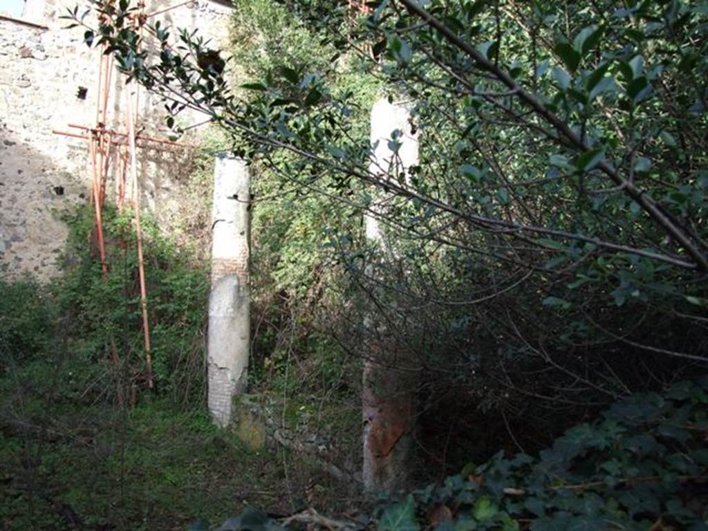 V.2.15 Pompeii. December 2007.   Room 11c, peristyle looking north-east into unexcavated area.

