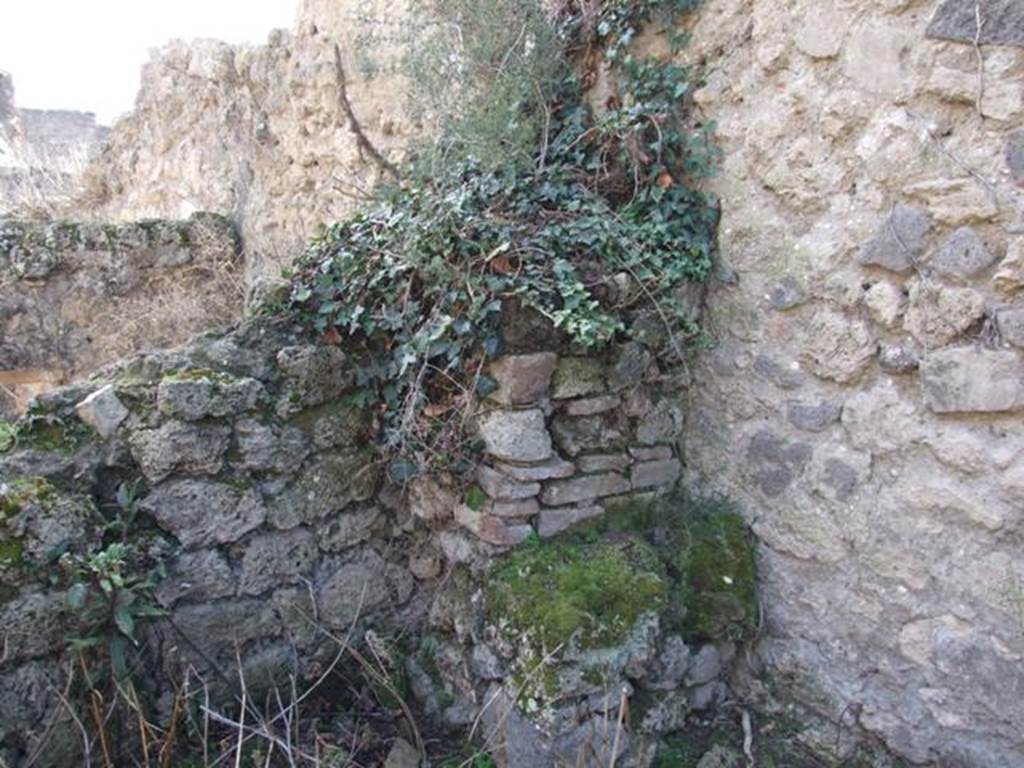 V.2.15 Pompeii. December 2007. Room 11e, south wall in south-west corner.