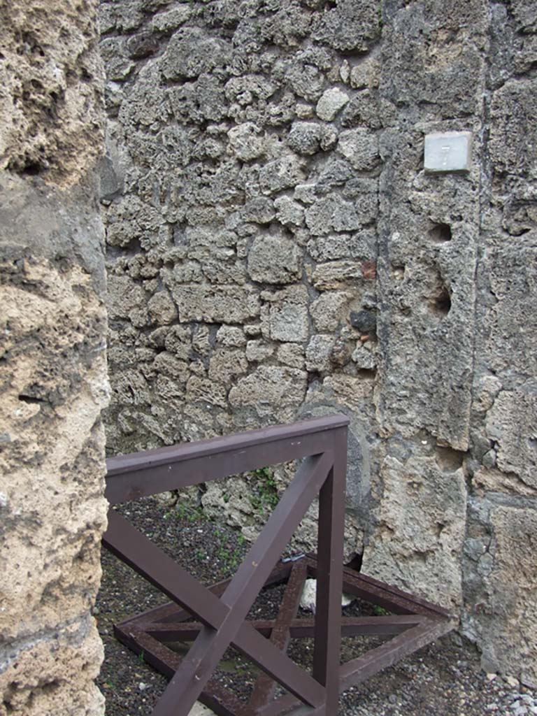 V.3.7 Pompeii. May 2010. Entrance doorway on Via di Nola.