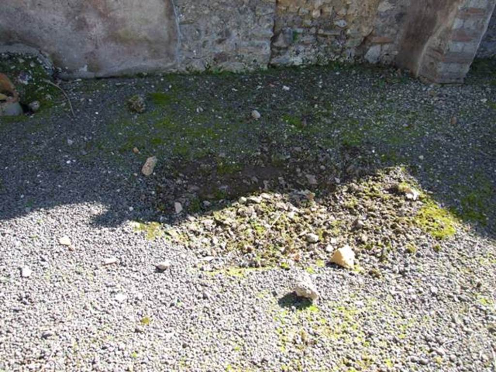 V.3.9 Pompeii. March 2009. Atrium with remains of impluvium. Looking south.