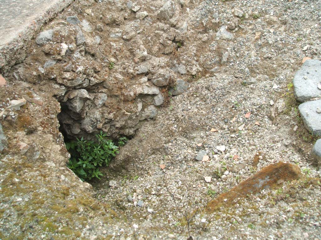 V.4.1 Pompeii. May 2005. Collapsed floor.