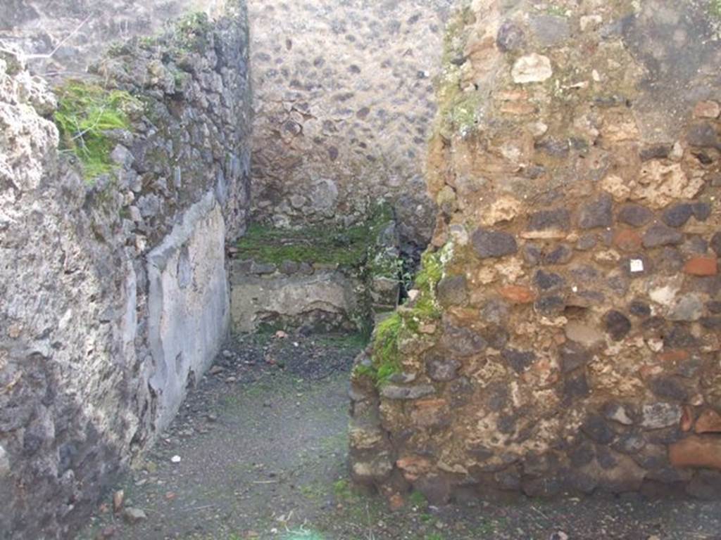 V.4.3 Pompeii.  March 2009. Looking south into Kitchen, from Storeroom.