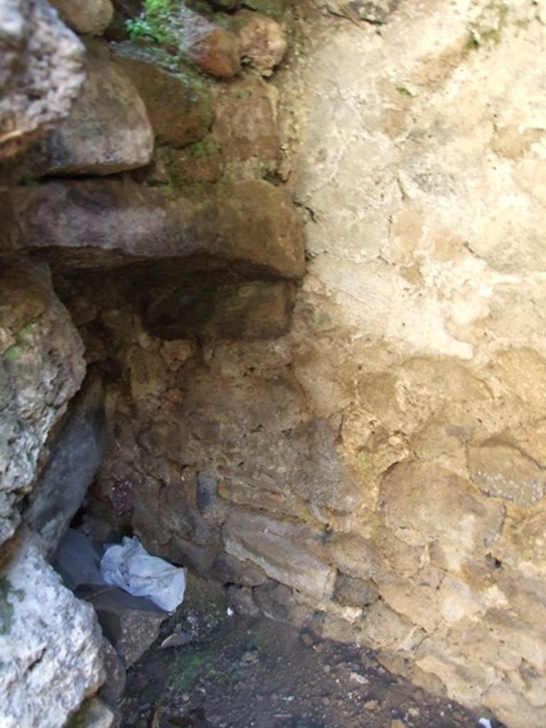 V.4.10 Pompeii.    March 2009. East end of Latrine and dog kennel. 