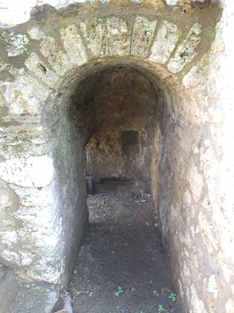 V.5.3 Pompeii.  March 2009.  Room 3. Corridor leading to rear room.