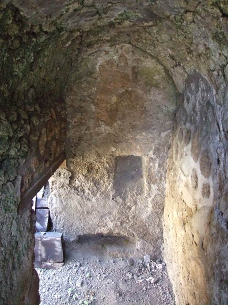 V.5.3 Pompeii.  March 2009.  Room 3. Corridor leading to other rear room.  East end.