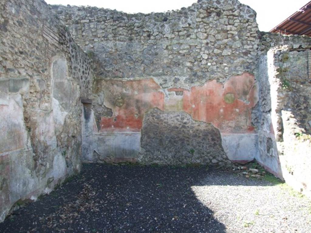 V.5.3 Pompeii.  March 2009.  Room 13. Triclinium. West wall