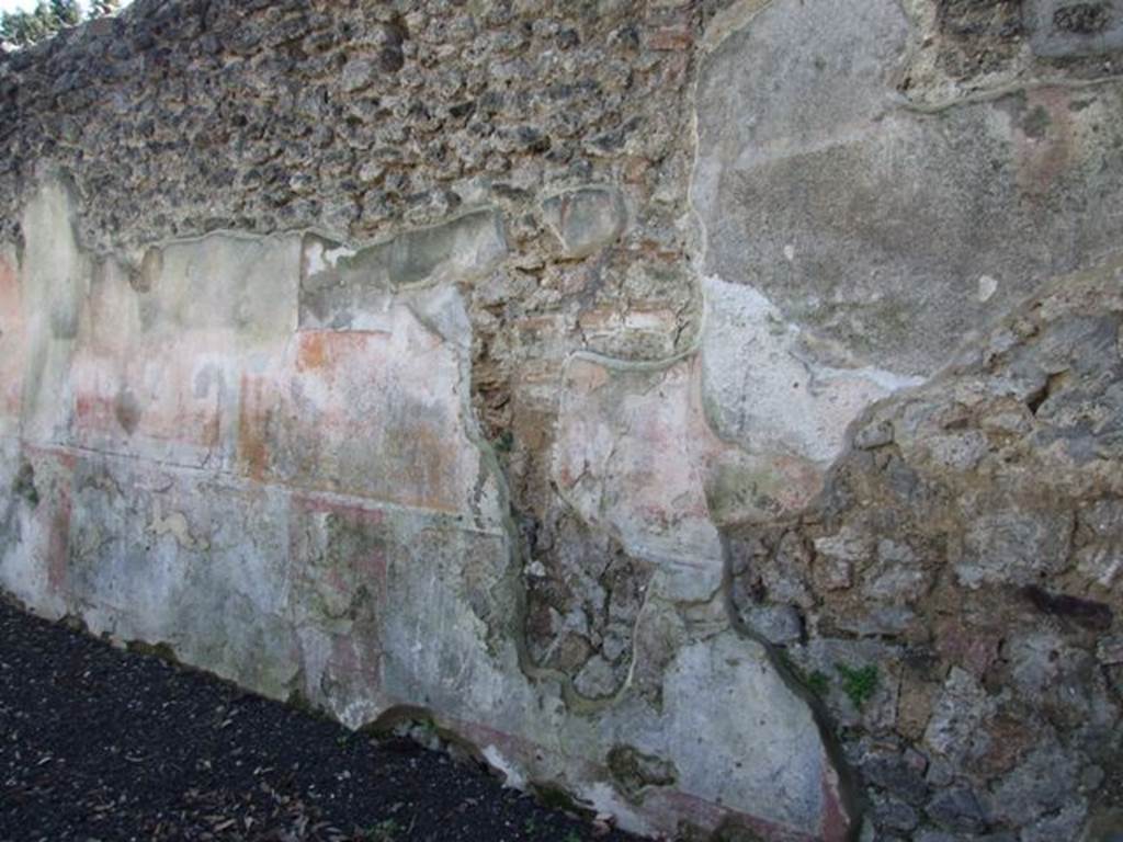 V.5.3 Pompeii.  March 2009.  Room 13.  Triclinium.  South wall.