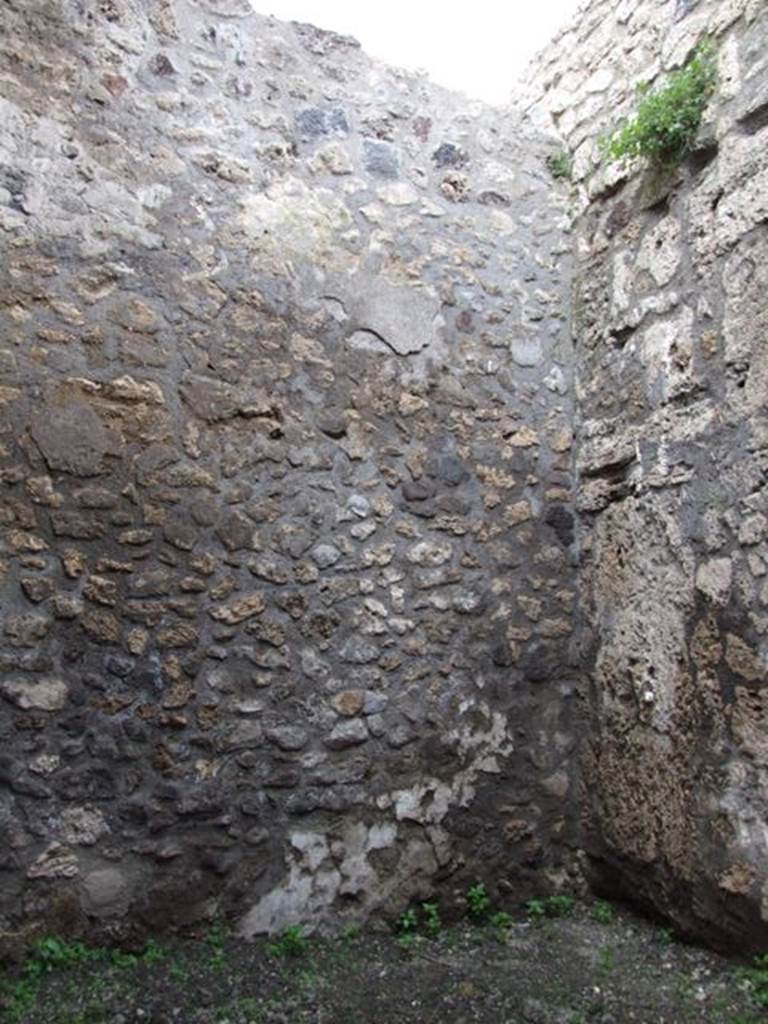 V.5.4 Pompeii. March 2009. North-east corner of rear room.  