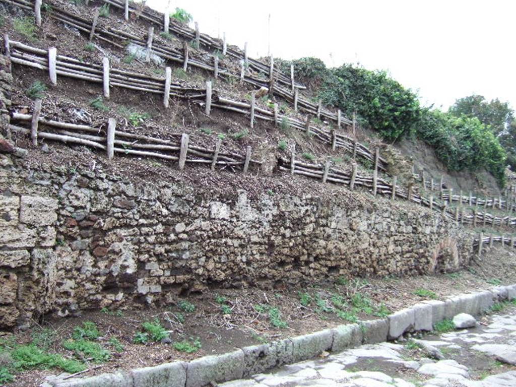 V.6.7 Pompeii. December 2005.  Unexcavated entrance.