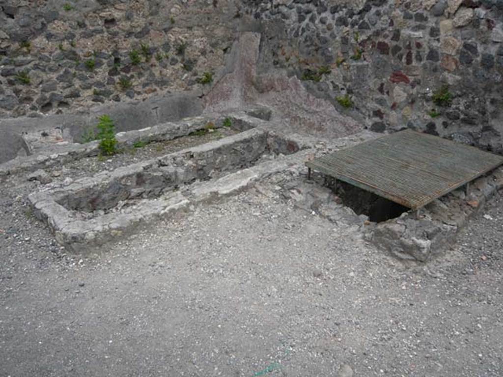 VI.1.15 Pompeii. May 2012. Looking north-east across basins or vats. .
Photo courtesy of Buzz Ferebee.
