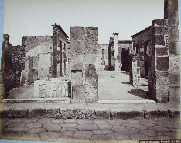 VI.2.4 Pompeii. Old undated photograph of 1870s. Entrance looking into atrium. Courtesy of Society of Antiquaries. Fox Collection.