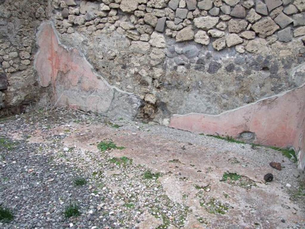 VI.2.10 Pompeii.  Small house.  December 2007.  North wall of atrium.