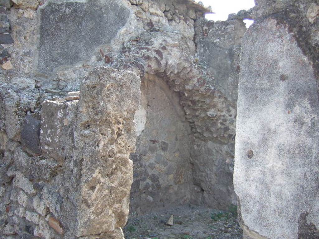 VI.2.12 Pompeii. September 2005. Room 3, room to south of fauces. Looking into south-west corner.