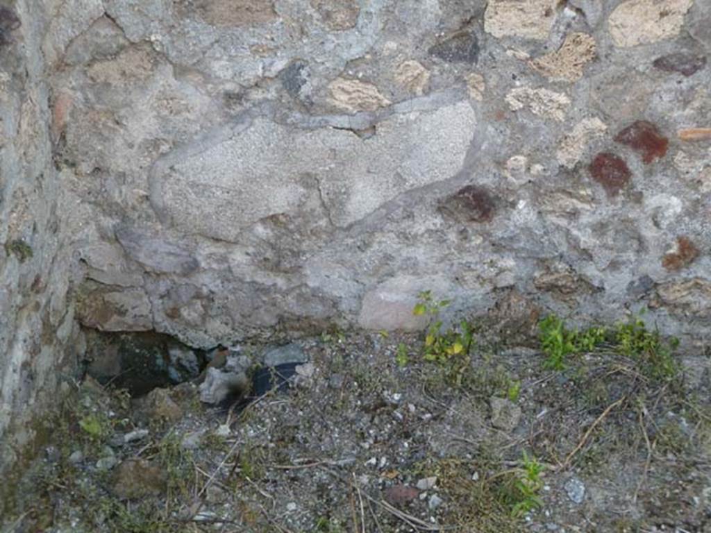 VI.2.20 Pompeii. May 2011. North-west corner of room on right of entrance doorway, looking north.