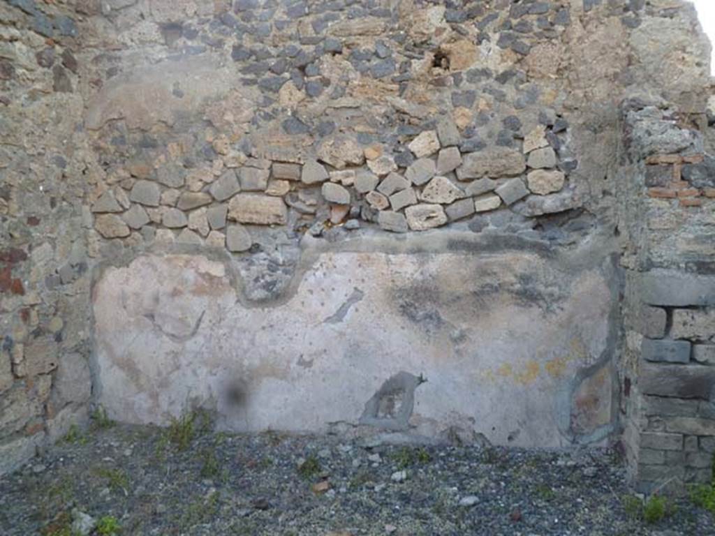 VI.2.26 Pompeii. May 2011. North wall of yard.