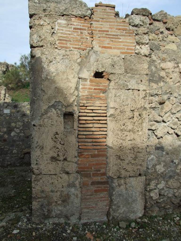 VI.5.3 Casa di Nettuno.  Wall on the north side of the atrium.  December 2007.