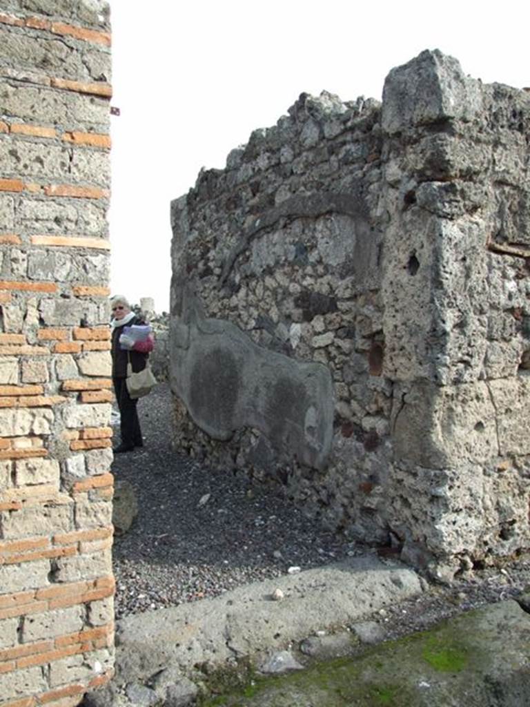 VI.5.8 Pompeii. December 2007. Entrance doorway.