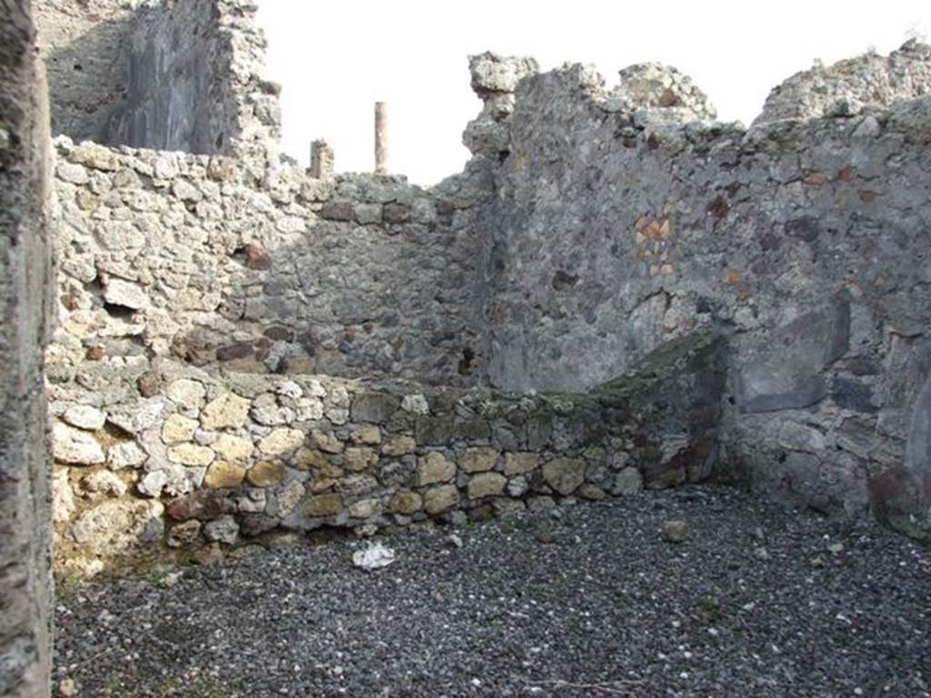 VI.5.10 Pompeii. December 2007. Room 7, east wall.