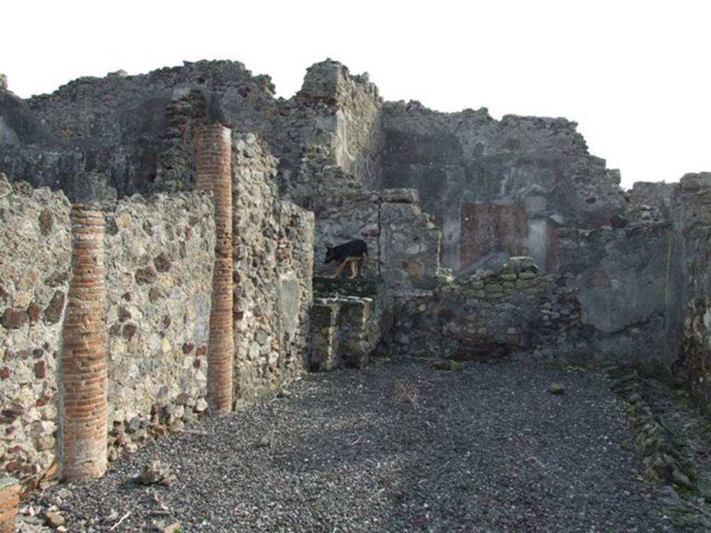 VI.5.10 Pompeii. December 2007. Room 16, looking south.