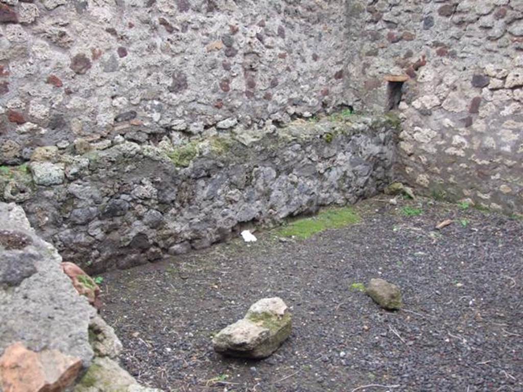 VI.6.1 Pompeii. December 2007.  Room 17.  Room to west of kitchen area.