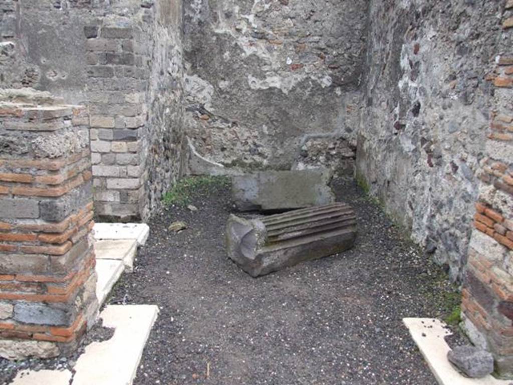 VI.6.1 Pompeii. December 2007. Doorway to room 22.