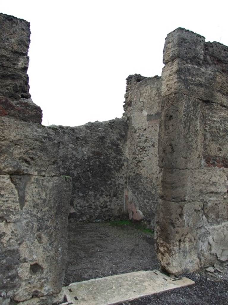 VI.6.1 Pompeii. December 2007. Doorway to room 3.