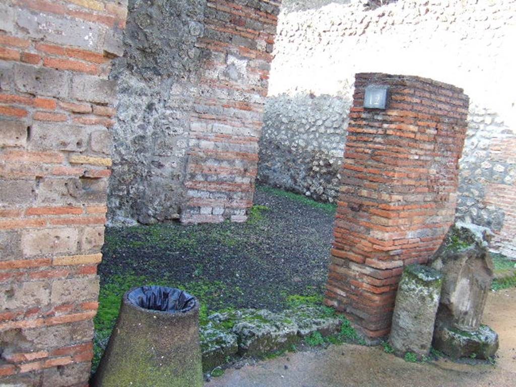 VI.8.12 Pompeii. December 2005. Looking north-west across entrance, towards linked VI.8.13.
         
