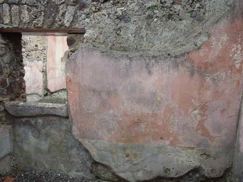 VI.9.2 Pompeii. May 2010. Room 14, east wall.