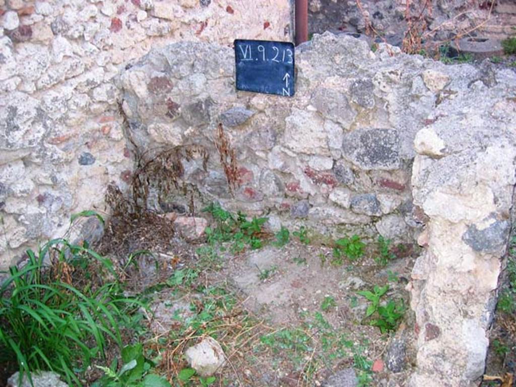 VI.9.2 Pompeii. July 2008. Room 40, looking north. Photo courtesy of Barry Hobson.

