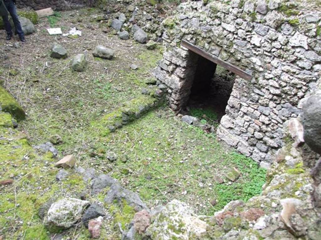 VI.9.10 Pompeii. March 2009. Kitchen area underneath rear garden area of house.