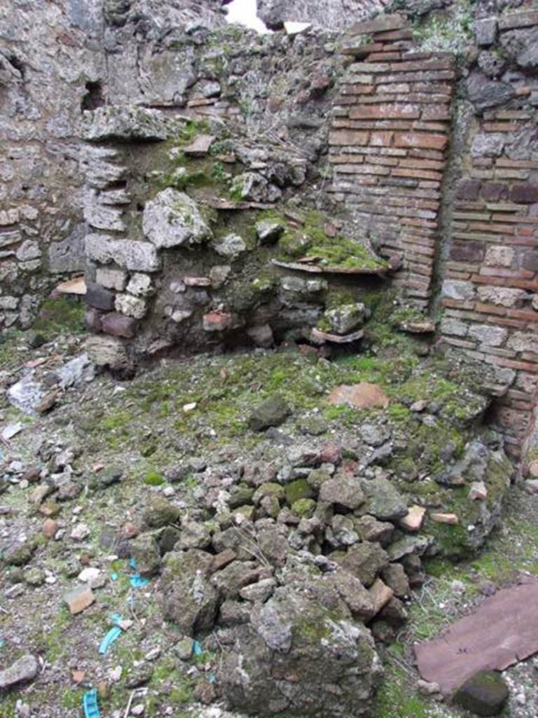 VI.10.11 Pompeii. March 2009. Room 13, staircase to upper floor in kitchen area.