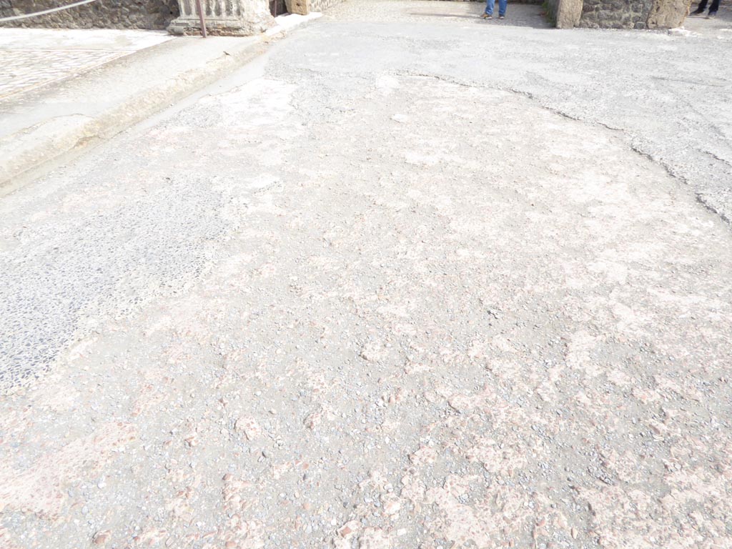 VI.12.2 Pompeii. September 2015. Primary Atrium, looking east across flooring on north side. 
Foto Annette Haug, ERC Grant 681269 DÉCOR.
