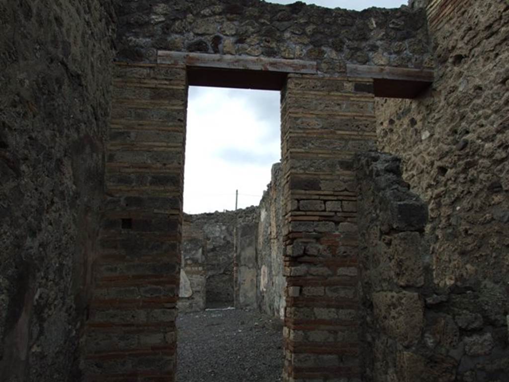 VI.13.11 Pompeii. December 2007. Looking west into atrium of VI.13.10 towards north-west corner of atrium, see below.