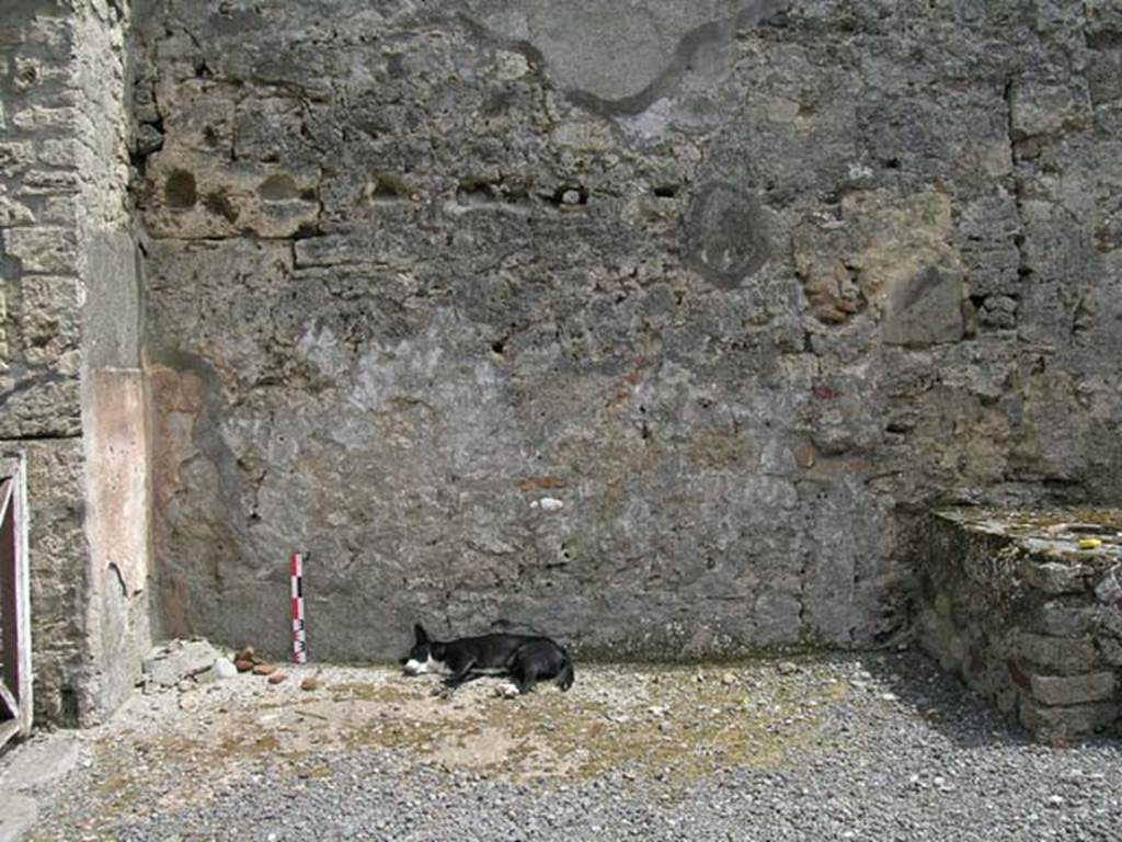 VI.14.21 Pompeii. June 2006. Looking towards the south wall. Photo courtesy of Nicolas Monteix.