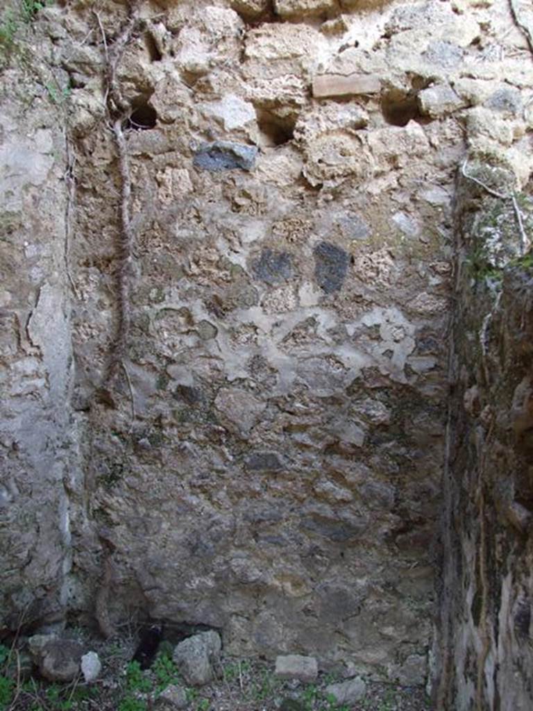 VI.15.5 Pompeii. March 2009. Room 2, north wall of latrine.