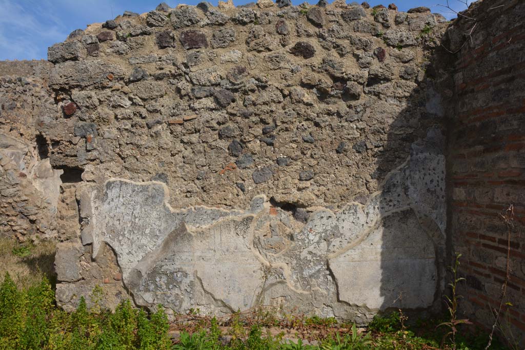 VI 15 5 Pompeii. March 2019. Room 22, east wall on south side of doorway to corridor 15.
Foto Annette Haug, ERC Grant 681269 DCOR.
